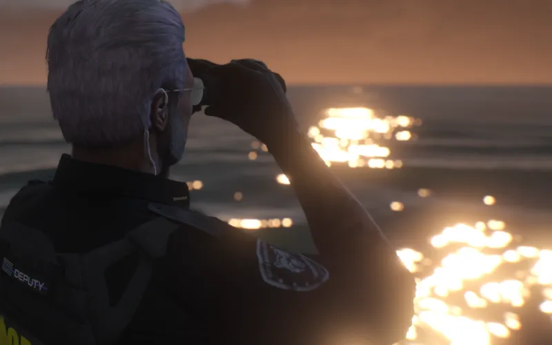 Deputy on surveillance