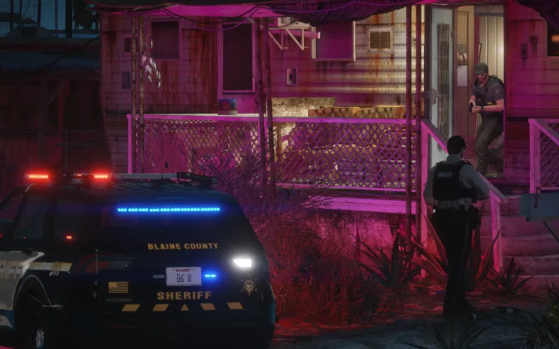 Warrant service in the county